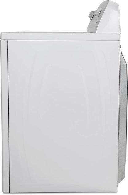 29′′ Front Load Electric Dryer with Wrinkle Guard and 7.0 Cubic Ft. Total Capacity, White