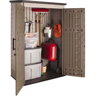 Rubbermaid Outdoor Storage Shed, 52 Cu.Ft., Weather-Resistant, Lockable Doors