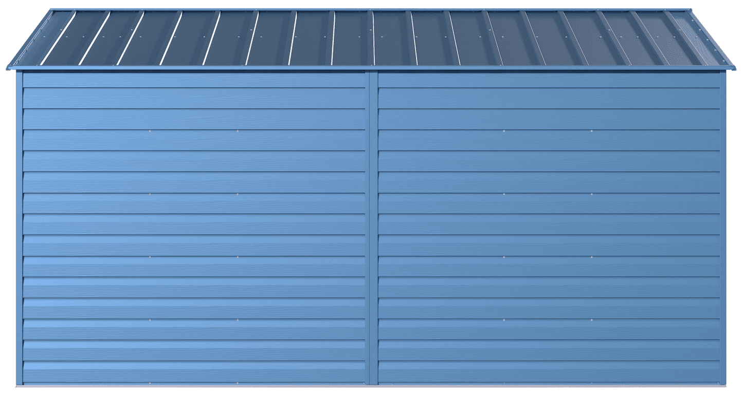 Arrow Select Steel Storage Shed, 10x14, Blue Grey