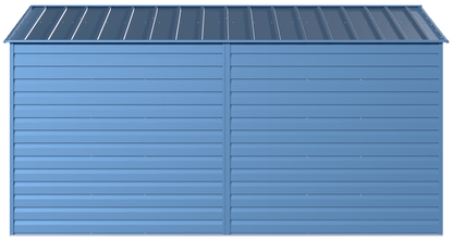 Arrow Select Steel Storage Shed, 10x14, Blue Grey