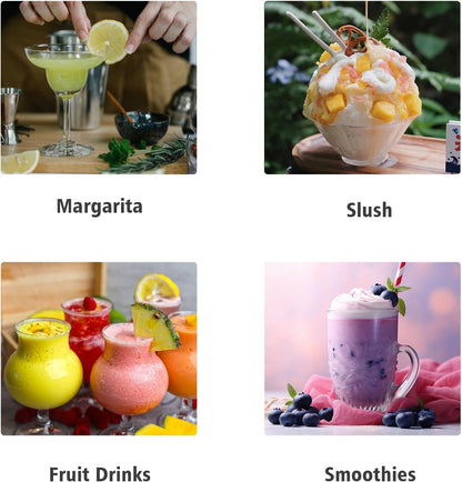 Commercial Slushy Machine - 1000W 30L Tanks Slush Maker Machine 304 Stainless Steel Commercial Margarita Machines Efficient Cooling the Ideal Slushie Maker for Bars Cafes Restaurants