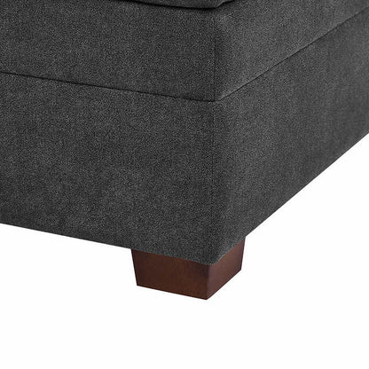 Thomasville Tisdale Fabric Sectional with Storage Ottoman