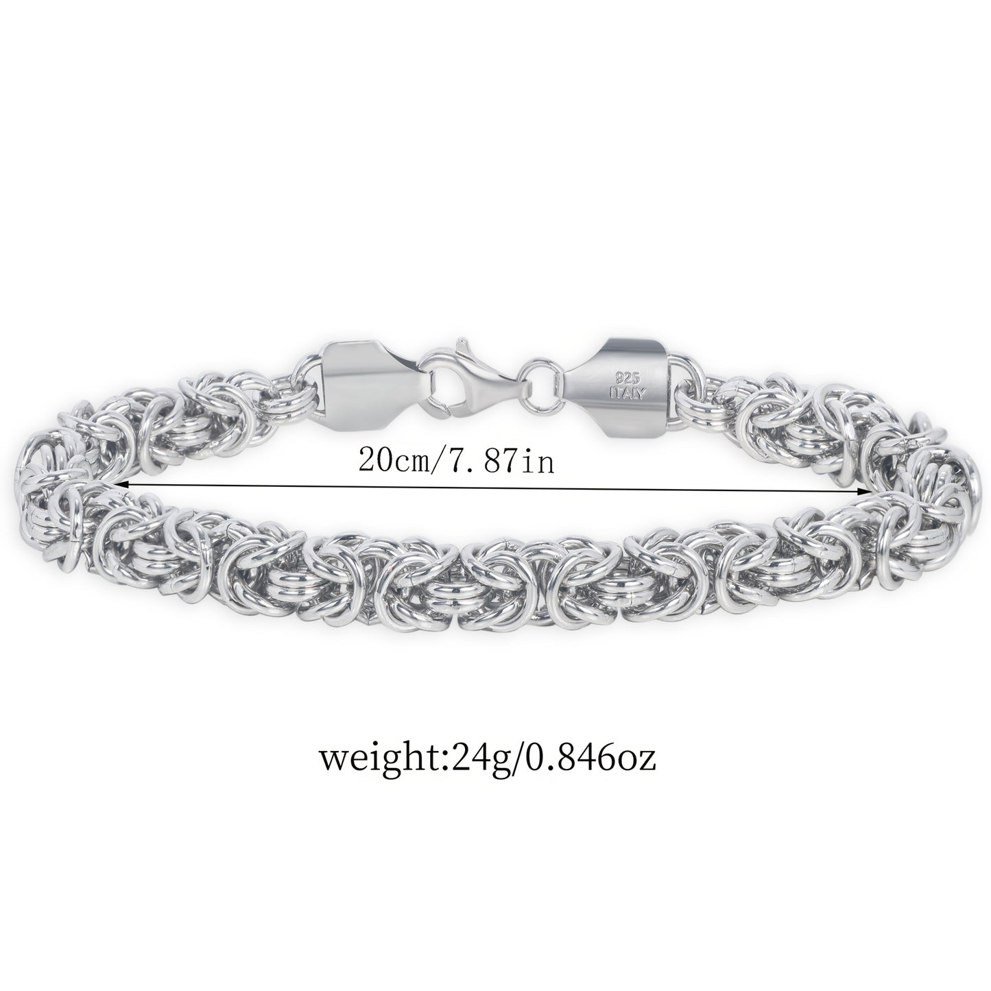 1pc 24g Fashion Grass Rope Bracelet - 925 Silvery Material, Hypoallergenic, Adjustable, Unisex Design, Perfect Engagement, Wedding, Anniversary, Mother'S Day Gift for Relatives and Friends with Elegant Gift Box