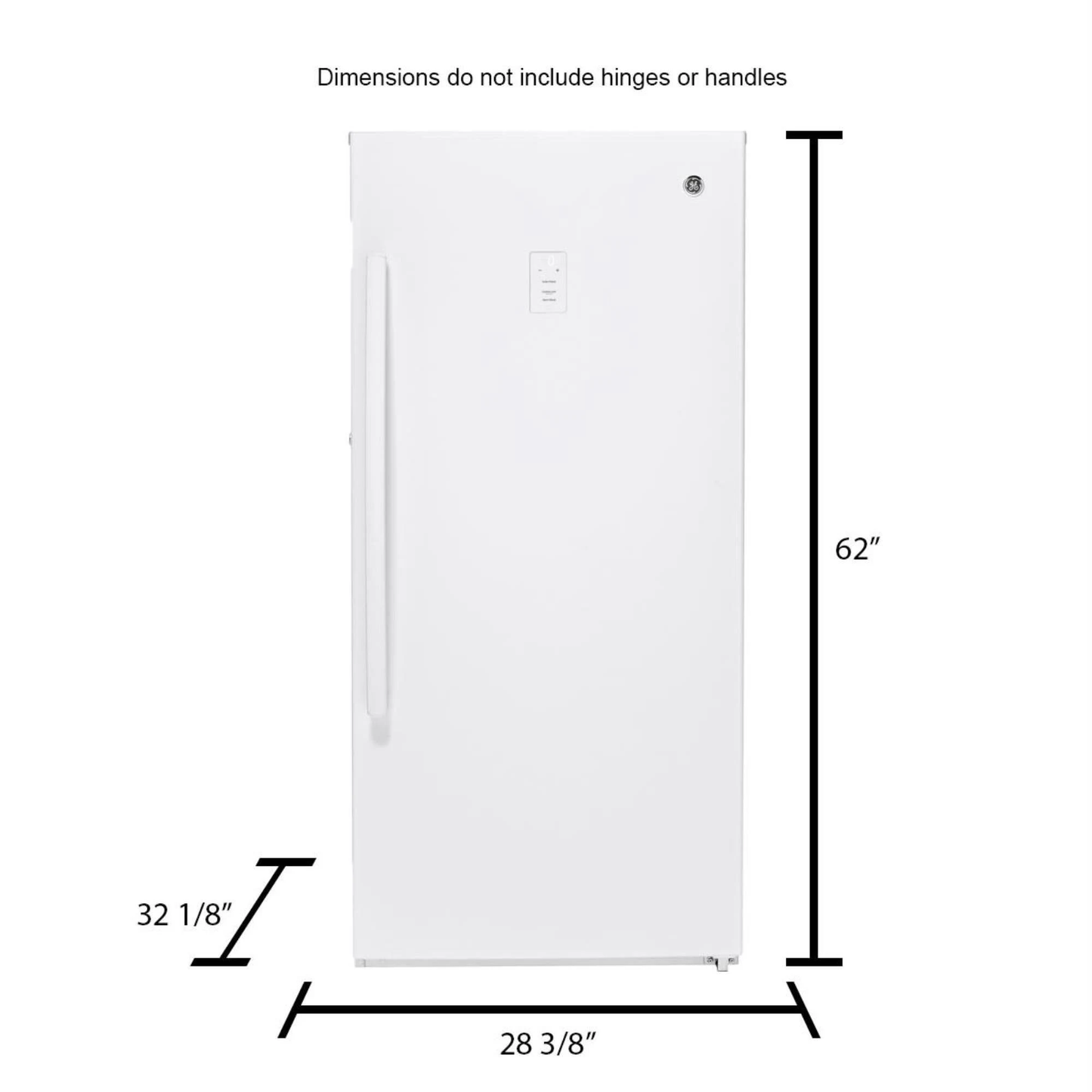 14.1 Cu. ft. White Frost-free Upright Freezer FUF14DLRWW
