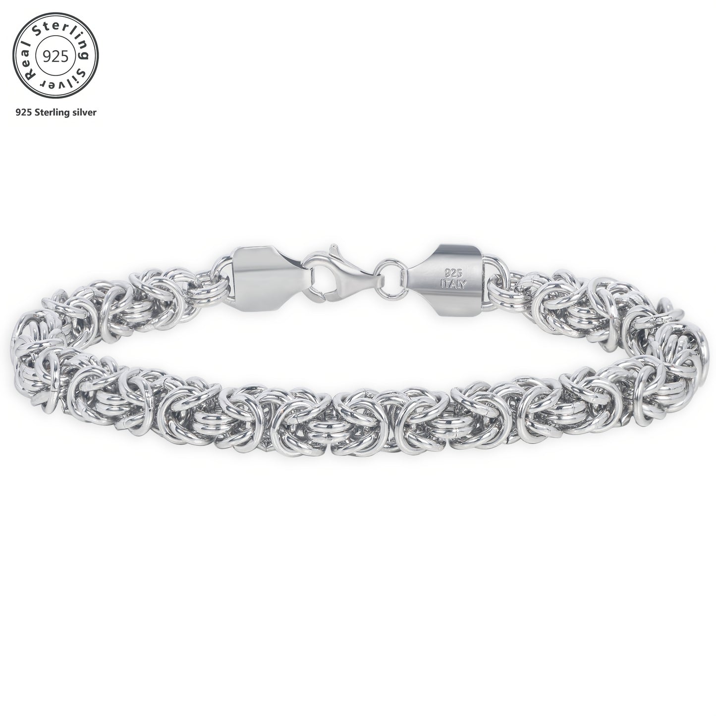 1pc 24g Fashion Grass Rope Bracelet - 925 Silvery Material, Hypoallergenic, Adjustable, Unisex Design, Perfect Engagement, Wedding, Anniversary, Mother'S Day Gift for Relatives and Friends with Elegant Gift Box