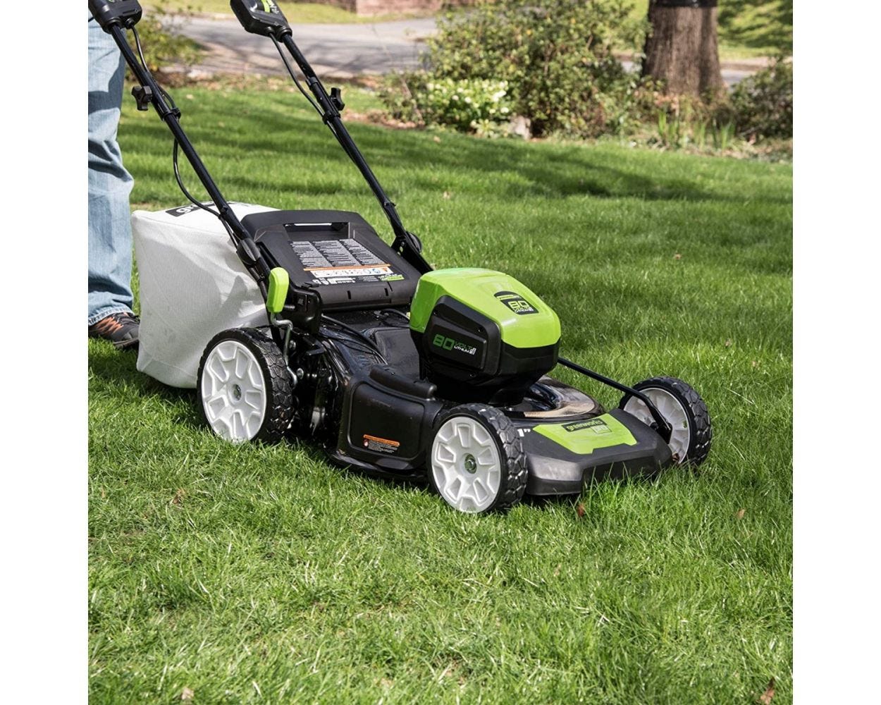 80V Cordless 21′′ Self-Propelled Brushless Lawn Mower | Greenworks