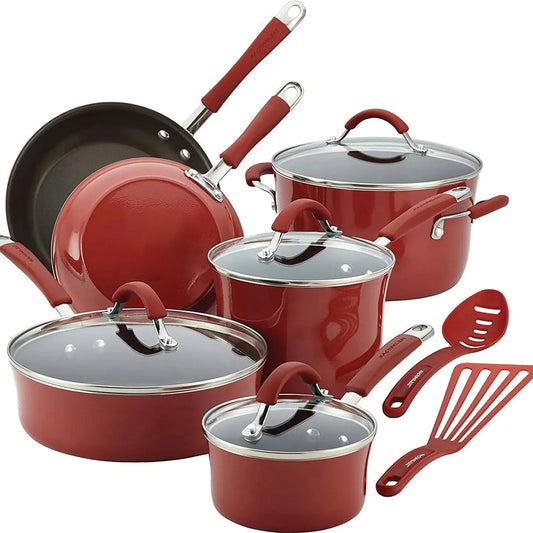 Cucina Nonstick Cookware Pots and Pans Set 12 Piece