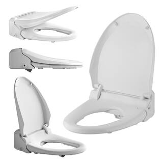 USPA 6800 Luxury Electric Bidet Seat for Elongated Toilets in White USPA6800-E