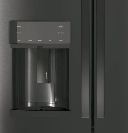 Appliances PFE28KBLTS 36 Inch French Door Refrigerator Black Stainless Steel