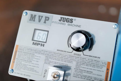 Jugs MVP Combo Pitching Machine Adjustable Up to 60 MPH, for Baseball & Softball, Ideal for Pitching-Machine Leagues