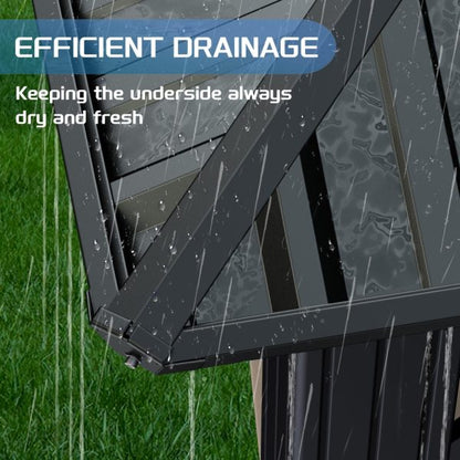 10x10 Hardtop Gazebo with double metal roof, aluminum frame, net, and curtain. All-weather, ideal for patio, deck, garden, backyard. Khaki.