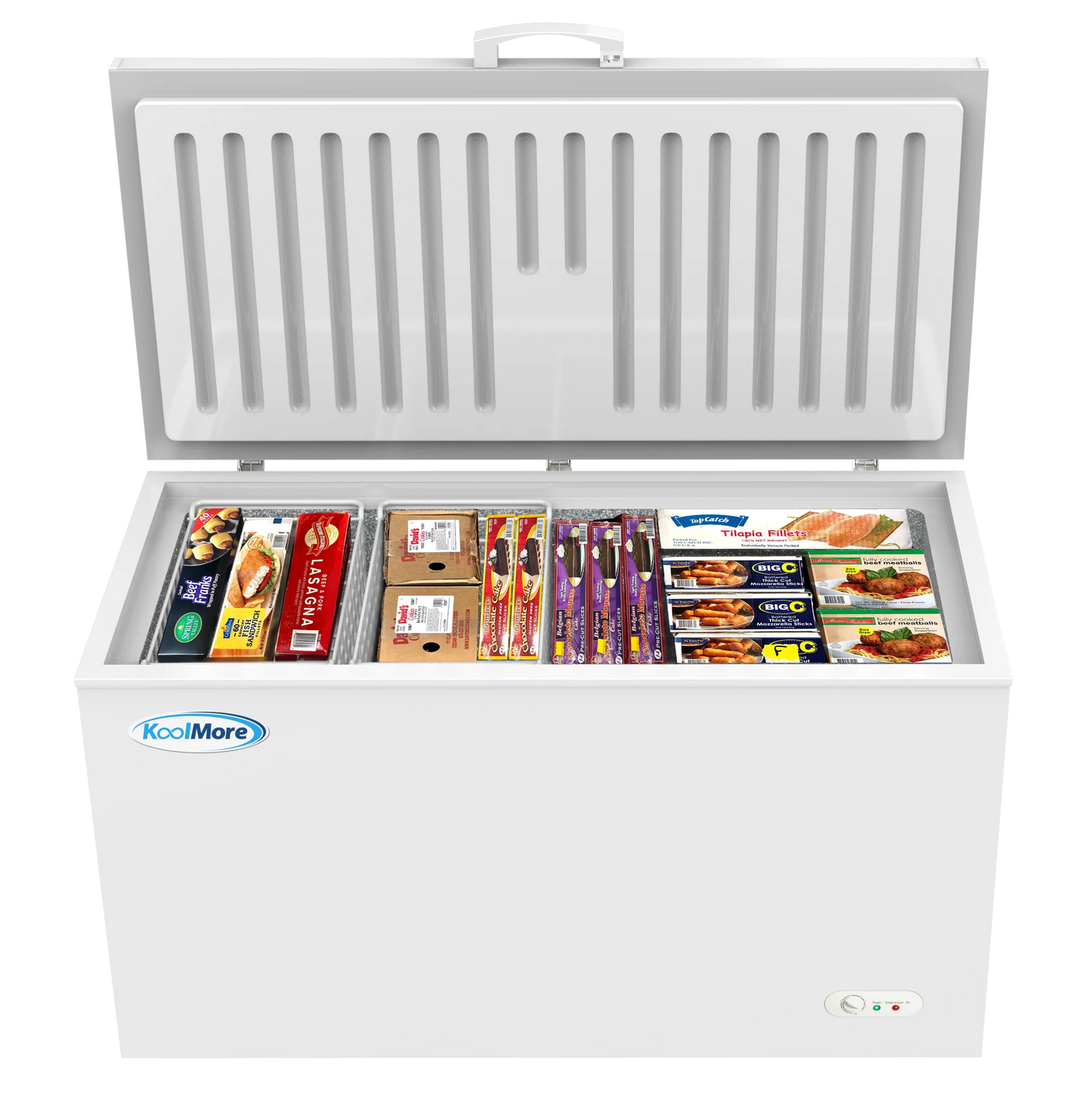 KoolMore 60 in. Commercial Chest Freezer 16 Cu ft.