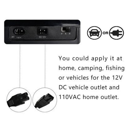 Newest Portable Iceless Thermoelectric Cooler Warmer Low Noise Car Electric Refrigerator Mini Fridge for Car Travel Trip Caming