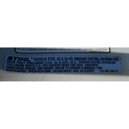 MS271 Farm Boss Chainsaw  50.2 Cc, 2.6 KW