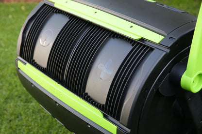 65-Gallon Compost Tumbler And Cart Combo