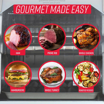 Digital Platinum Showtime Countertop Rotisserie Oven ST5000PLAT