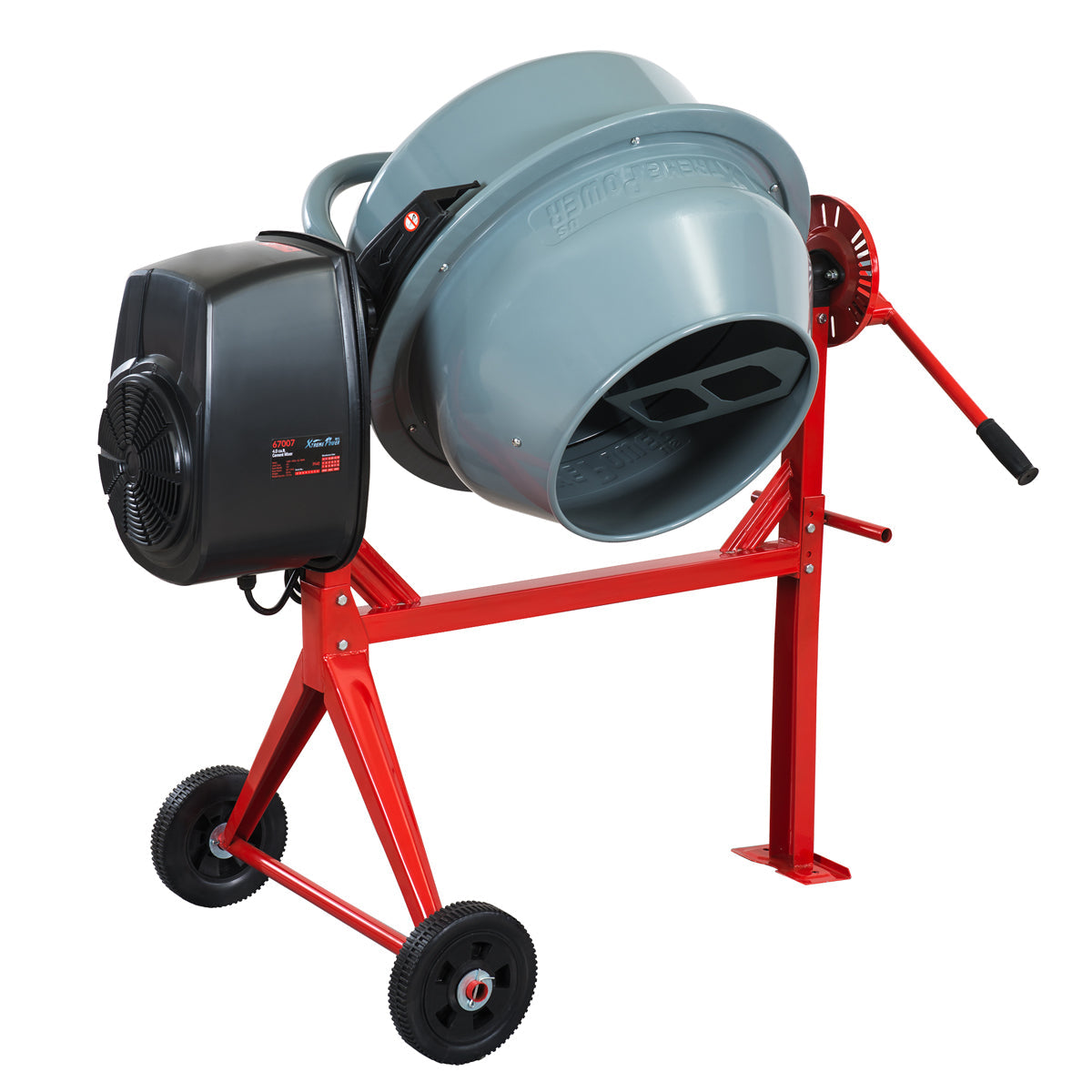 67007 Cement Mixer 4cu ft 500W Portable Electric Concrete Mortar